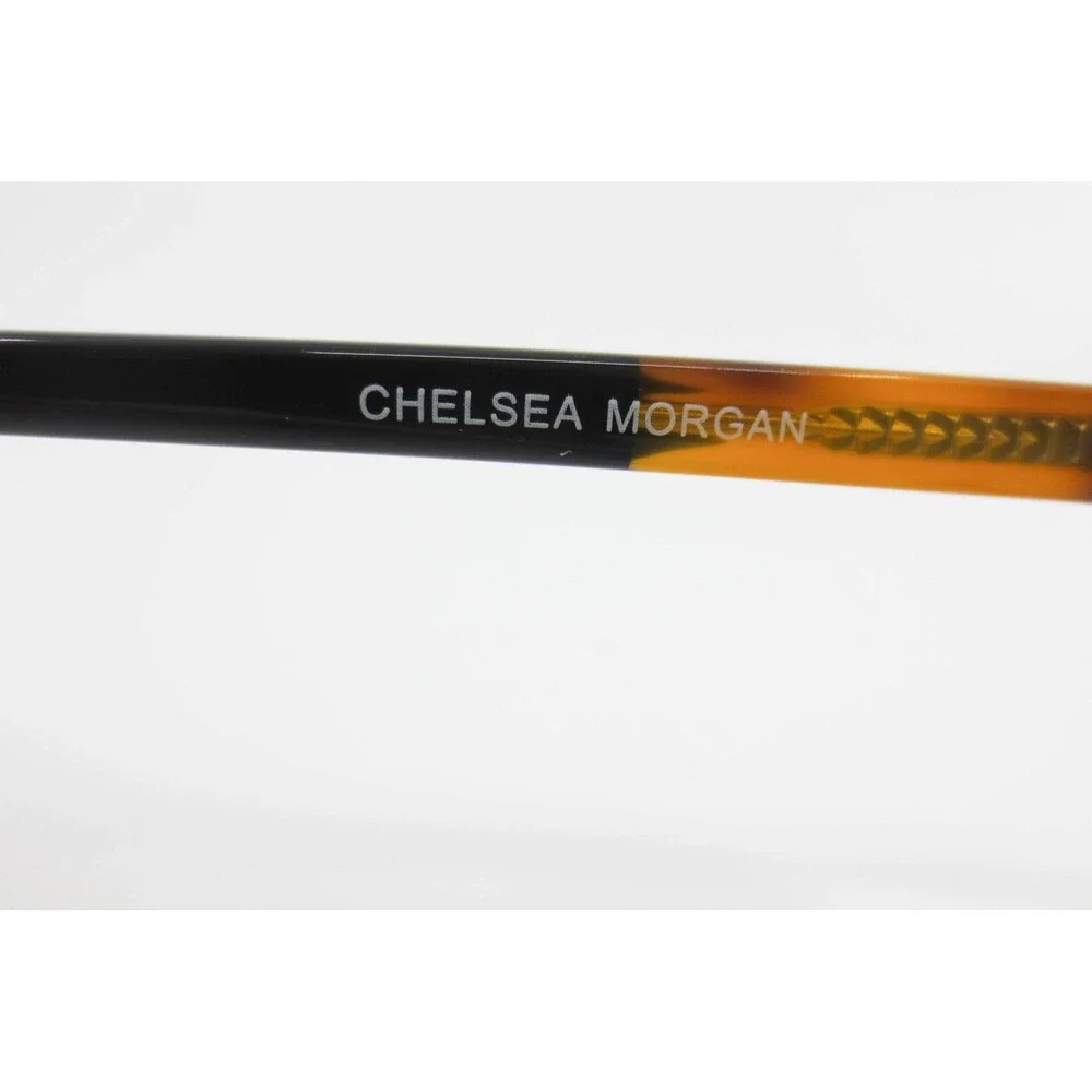 Chelsea Morgan CM 9004 Tortoise Shell Cat Eye Eyeglass Frames 56-16-145 Womens